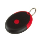 Brelok na klucze z prezerwatywą FLIRT, czarny, czerwony