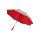 Automatyczny parasol JIVE, czerwony, srebrny