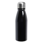 Aluminiowa butelka FANCY, czarny, srebrny