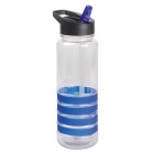 Sportowa butelka CONDY, niebieski, transparentny