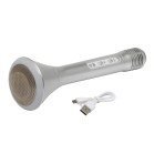 Mikrofon karaoke Bluetooth CHOIR, srebrny