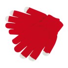 Rękawiczki dotykowe, czerwony