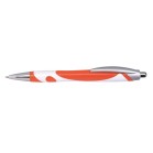 Długopis MODERN, biały, pomarańczowy