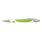 Długopis MODERN, biały, zielony