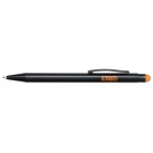 Długopis aluminiowy BLACK BEAUTY, czarny, pomarańczowy