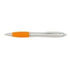 Długopis SWAY, pomarańczowy, srebrny
