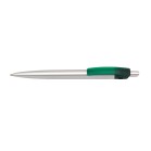 Długopis ART LINE, srebrny, zielony