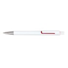 Długopis MIAMI, biały, czerwony