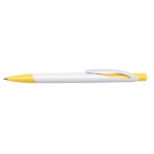 Długopis DAYTONA, biały, żółty