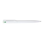 Długopis VERMONT, biały, zielony