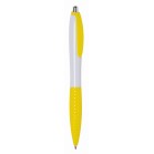 Długopis JUMP, biały, żółty
