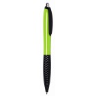 Długopis JUMP, czarny, zielone jabłko