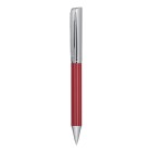 Metalowy długopis ADORNO, czerwony, srebrny