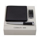 Set CERRUTI 1881 (ballpoint pen, wallet &amp;amp; usb stick)